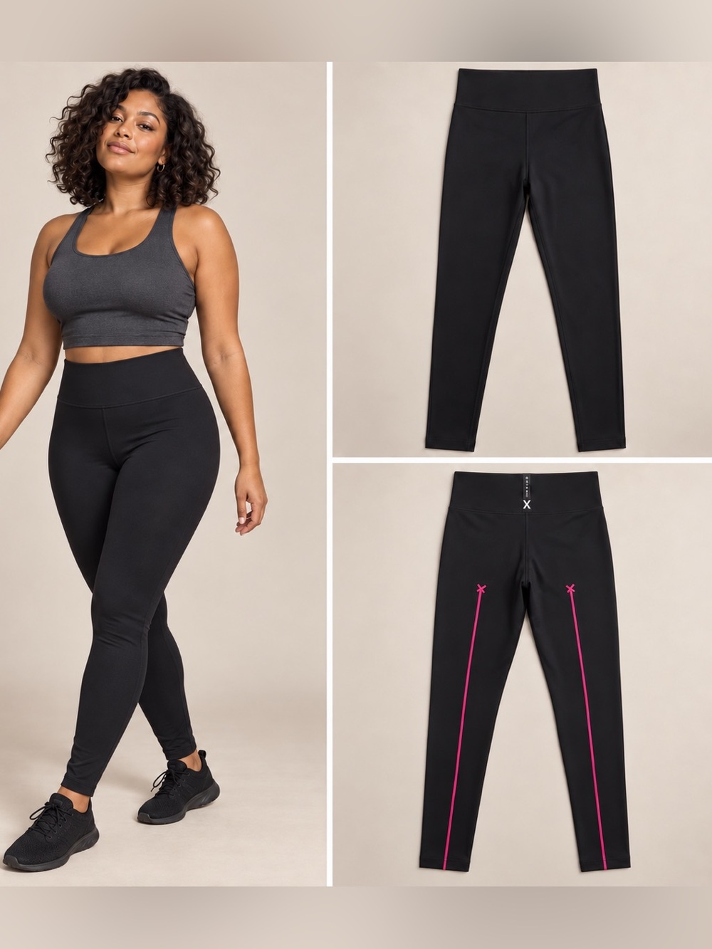 Savage X Fenty Hotline High-Waist Leggings Black Caviar XL